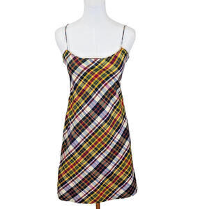 ❌❌SOLD❌❌Vintage Ralph by Ralph Lauren Dress Tartan 100% Cotton Mini Size